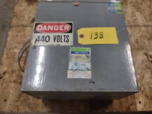 lot 138 image: Hevi-Duty HT5P6H3 Transformer...