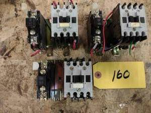 lot 160 image: (3) Motor Starters, Size 00...