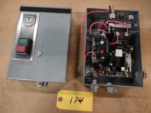 lot 174 image: AB Magnetic Starter, Size 0...
