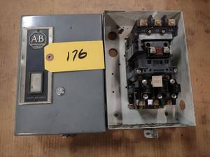 lot 176 image: AB Magnetic Starter, Size 0...