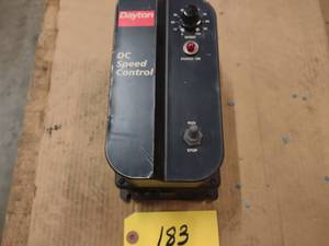 lot 183 image: Dayton 5X485C DC Speed Control...