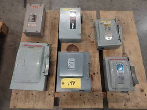 lot 194 image: (6) Assorted Safety Switches...