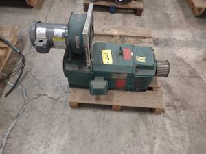 lot 203 image: Reliance 20 hp. DC Motor...