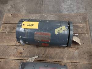 lot 210 image: GE 3 hp. DC Motor...