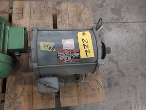 lot 222 image: Dayton 7.5 hp. Motor...