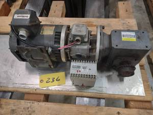 lot 236 image: US Motors 12 hp. 3 Phase Motor wit...