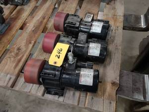 lot 246 image: (3) Maxi-Torq 115 hp. Gear Motors...