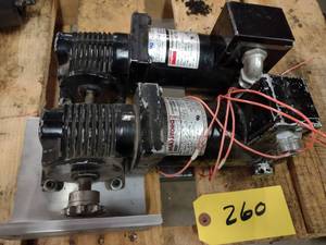 lot 260 image: (2) 18 hp. Right Angle Gear Motors...