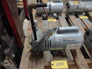 lot 285 image: Gast Vacuum Pump...
