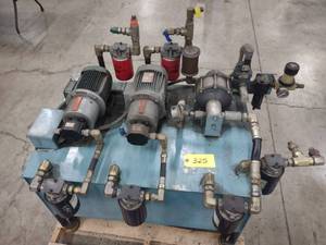 lot 325 image: Hydraulic Tank with Pumps & Filters...