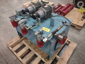 lot 326 image: Hydraulic Tank with Pumps & Filters...