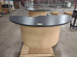 lot 366 image: Reception Desk, Was Used in Tradesh...