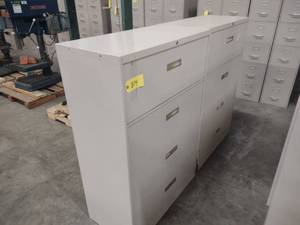 lot 379 image: (2) Four Drawer Lateral Files, 36x1...