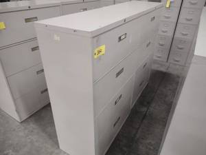 lot 380 image: (2) Four Drawer Lateral Files, 36x1...