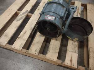 lot 208 image: Powertron 7.5 hp. DC Motor, with Br...