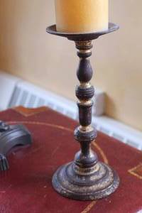 lot 741 image: Candleholder with Candle