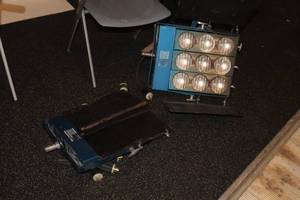 lot 790 image: Lot of (2) Berkey Mini-Brute 9 Lights