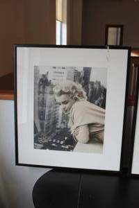 lot 642 image: Marylin Monroe Framed Wall Art