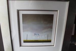 lot 649 image: My Ass In On The Line (Clothesline) by Deyber #XXVIIIC Signed&Numbered Lithograph , FramedSingle Matte