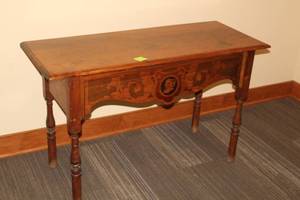 lot 682 image: Wood Side Table