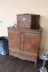 lot 721 image: Wood Dresser