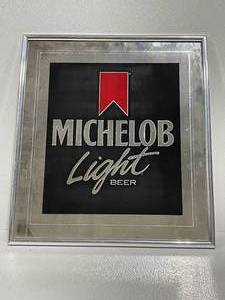 lot 14 image: Michelob Mirrored Beer Sign