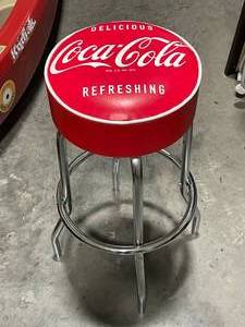 lot 15 image: Coca Cola Bar Stool