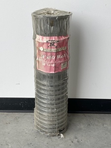 lot 61 image: 50 Foot Roll Galvanized Garden Fence
