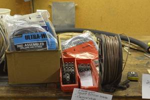 Ground wire, square d circuit breaker, electrical whips
