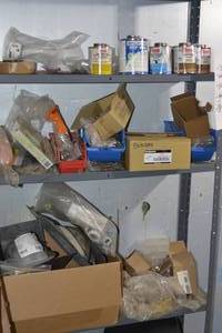 Closed Bolts, Wax Rings, Plumbing roof jacks, gluecleaner, 12 tub boxes