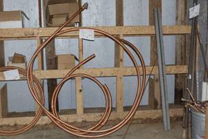 qty of 2 1-12 copper tubing