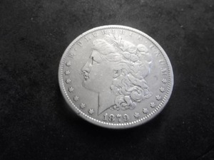 1879 O Morgan Silver Dollar
