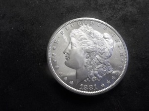 1881 S Morgan Silver Dollar
