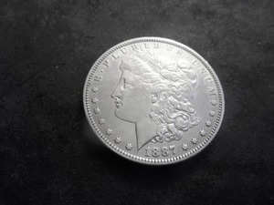 1887 O Morgan Silver Dollar