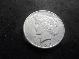 1923 D Peace Silver Dollar