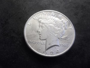 1924 Peace Silver Dollar