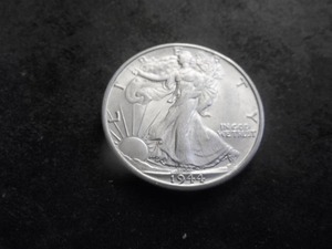 1944 D Walking Liberty Half Dollar