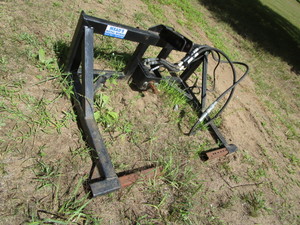 Mount for skidster to run brush cut...