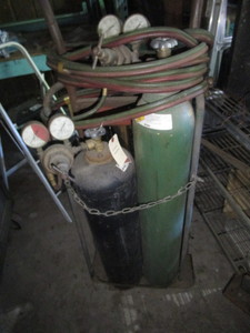 Welding tanks, gauges, torches, car...