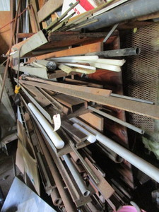 Pipe rack & contents - welding stoc...