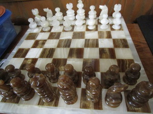 Marble chess set...