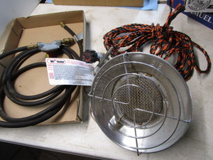 Mr Heater sunflower heater, hose & ...