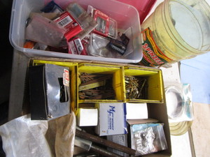 Hardware nuts, bolts, some new...