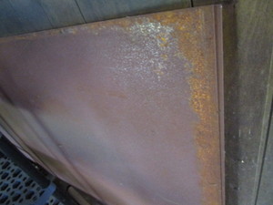 Sheet metal 4x8, maybe 18 thick...
