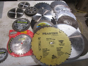 Saw blades 3.5 to 10...