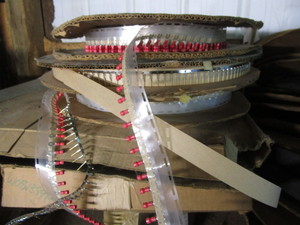 Rolls of terminal pins stock...
