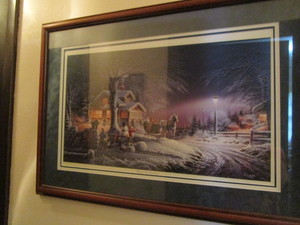 Terry Redlin print - Winter Wonderl...