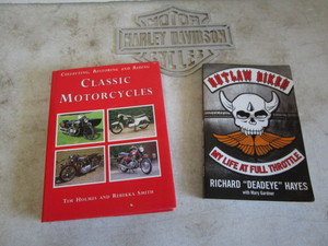 Harley Davidson metal cutout emblem...