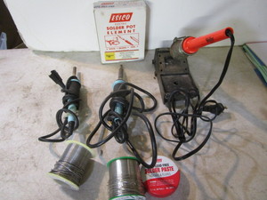 Solder irons & solder...
