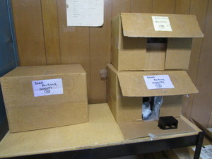 Housing & pin elbows, three boxes...